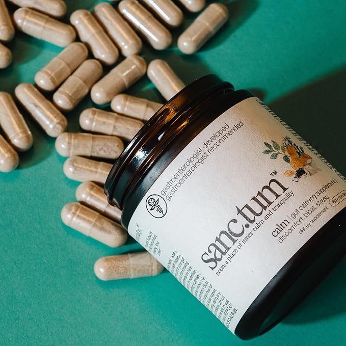 Sanctum™ Physician Formulated &amp Physician Recommended Gut Calming Supplement for Discomfort Bloating and Stress