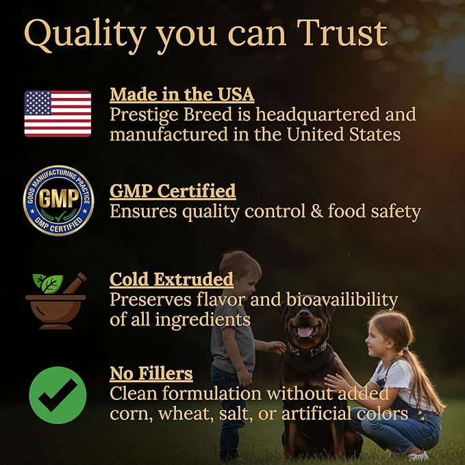 Multivitamins Balanced Nutrition for Your Rottweiler 90 Count Made in The USA with Real Bacon