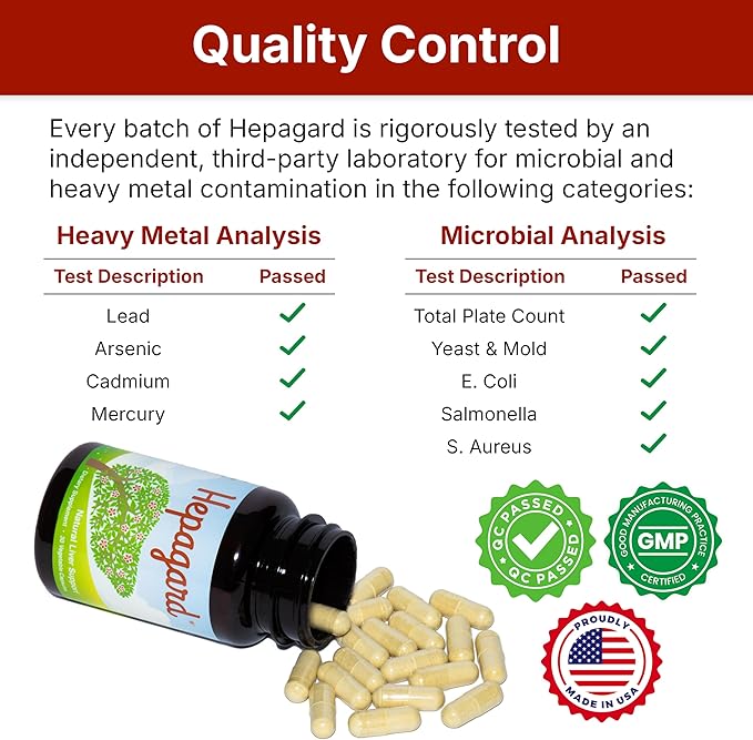 Hepagard - Natural Liver Support Supplement with N-Acetyl Cysteine (NAC) - Non-GMO Vegan Gluten-Free