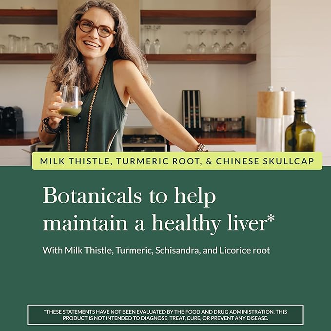 Gaia Herbs Vitex Berry - Support Hormone Balance for Women &amp a Healthy Menstrual Cycle* - 60ct &amp Liver Health - Supplement with Milk Thistle Turmeric Root Schisandra for Liver Cleanse Suppor