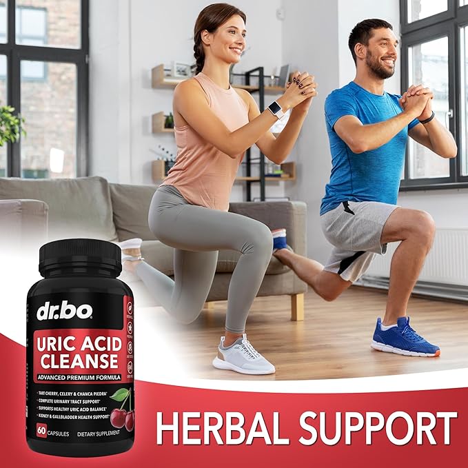 DR. BO Glucosamine Chondroitin Turmeric MSM - Uric Acid Cleanse Support Supplement