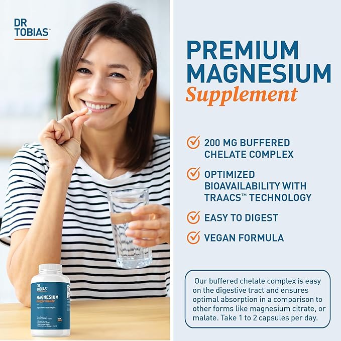 Dr. Tobias Alpha GPC &amp Magnesium Bisglycinate - Support Brain Function &amp Overall Health with High Absorption Supplements Non-GMO