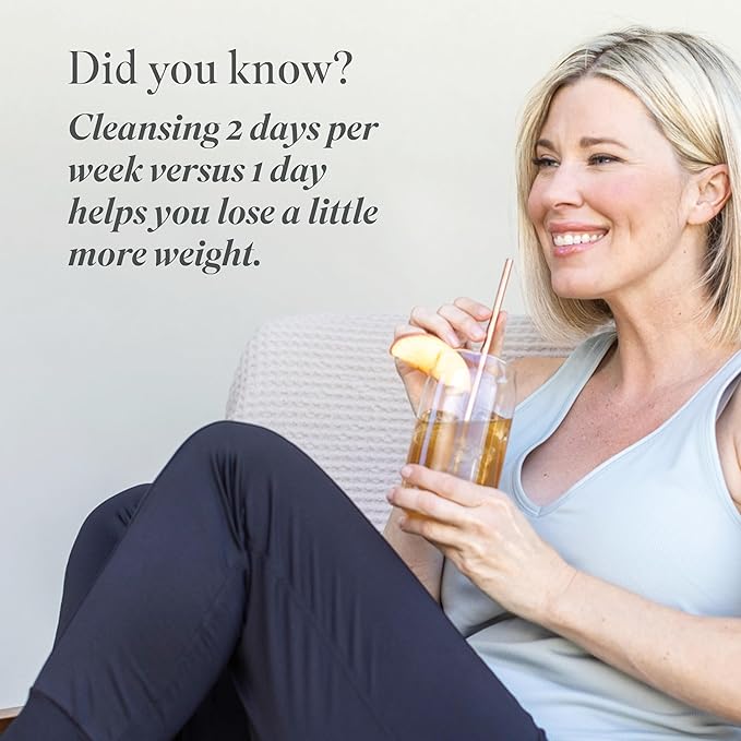 Isagenix Cleanse for Life - Detox System Support with Vitamins &amp Minerals - Support Healthy Metabolism with Antioxidant Supplement - Gluten &amp Soy Free Cleanse Drink - Peach Mango 32 Oz