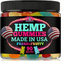 Hemp Gummies for Relaxation and Rest-Natural Hempseed Oil Gummies Fresh Fruity Flavors Tasty Candy-Made in USA-Sleep Gummy Bear Edibles-90 Count Bears