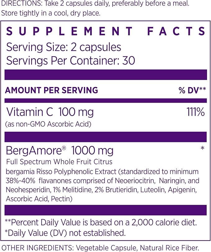 NAOMI Citrus Bergamot and Turmeric Curcumin - High Potency Duo