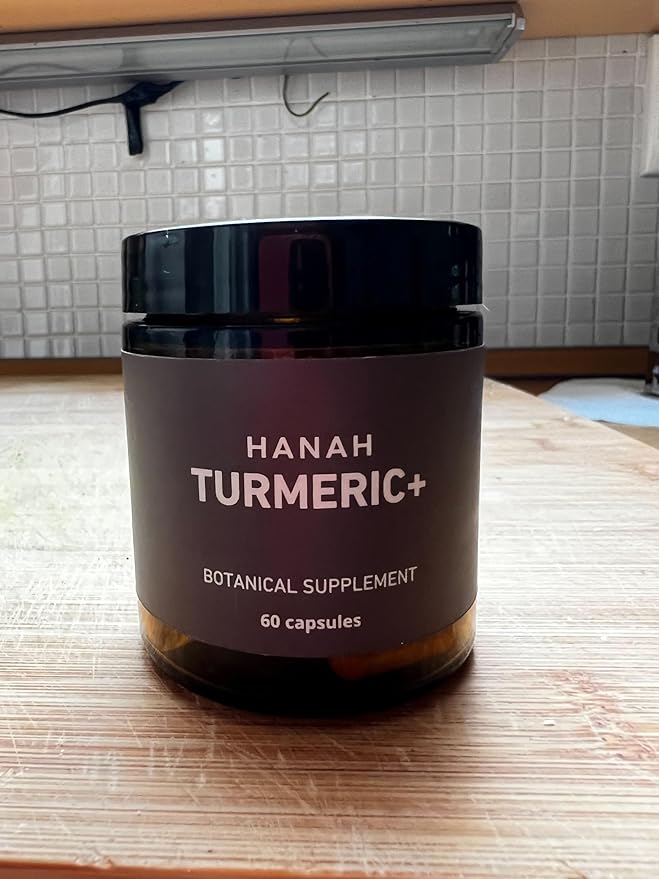 Hanah Turmeric+ with Black Pepper - Antioxidant Digestive Support - 60 Capsules