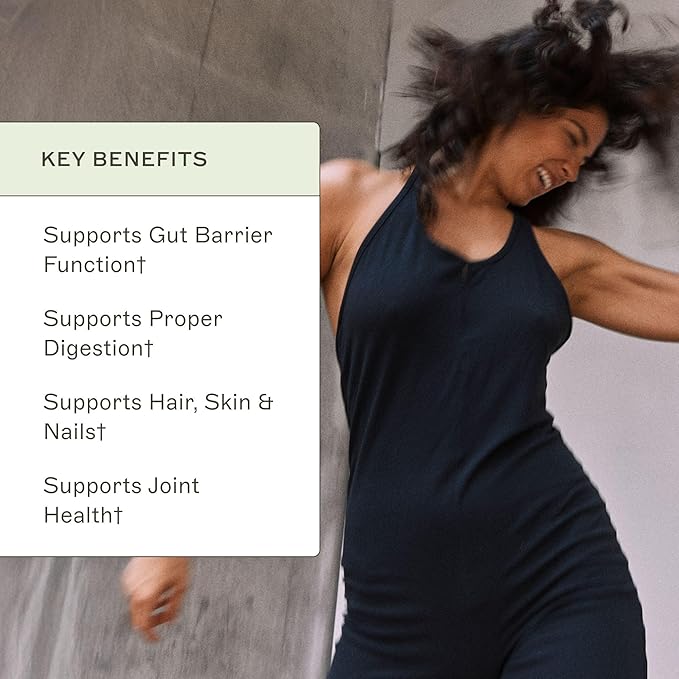 Amy Myers MD Collagen Protein - Hydrolyzed Beef Collagen for Healthy Hair &amp Nails - Protein Supplement to Support Joint &amp Bone Health - Non-GMO &amp Paleo Gut Support - 456 g Unflavored (38