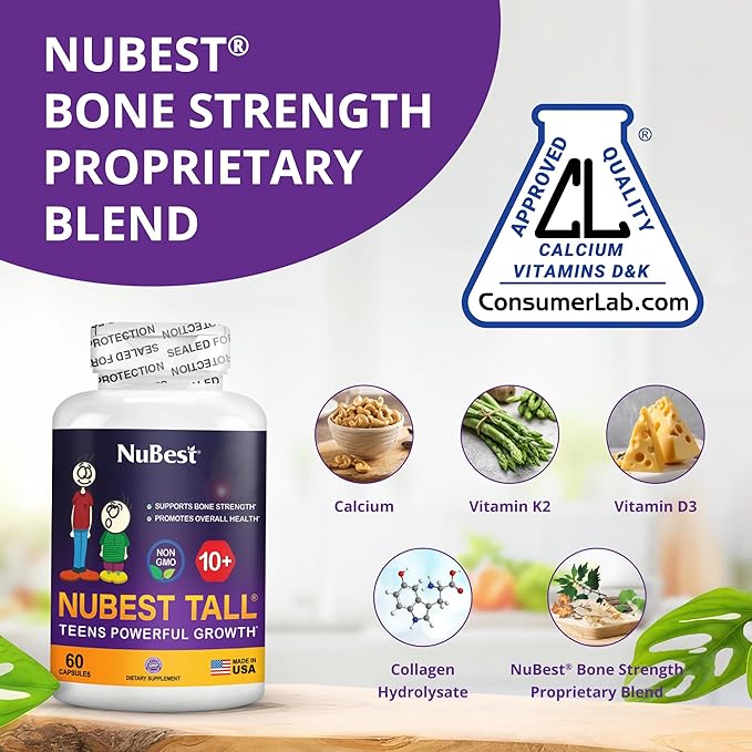 NuBest Tall Ultimate Growth Bundle: Family Pack Growth Supplements - Gummies Chewables &amp Capsules