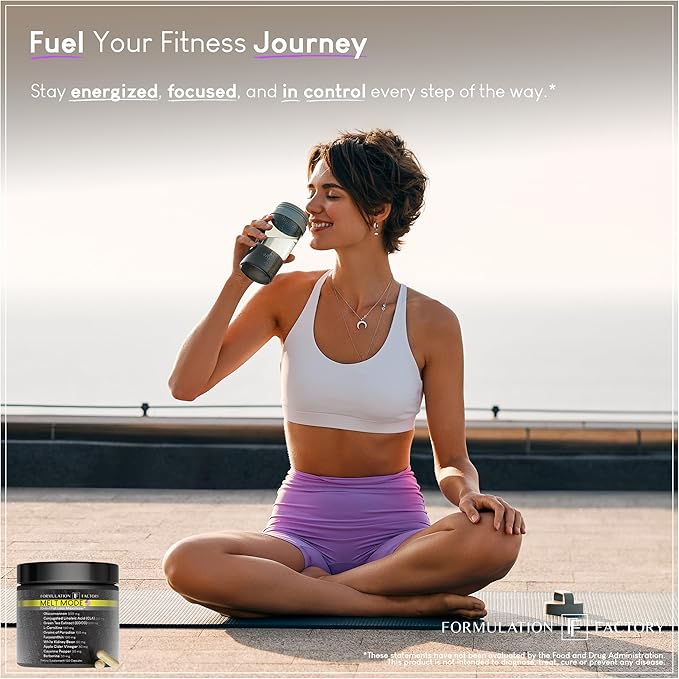 Formulation Factory Melt Mode 10-in-1 Weight Support Metabolism Booster &amp Appetite Control with Green Tea L-Carnitine CLA Glucomannan &amp More (4 Month Supply 240 Capsules)