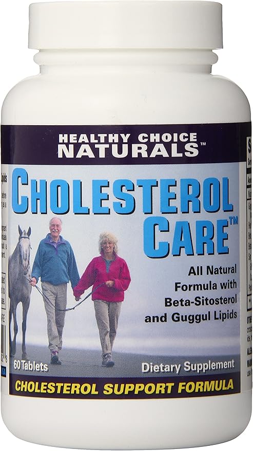 Cholesterol Care Supplement – All Natural Cholesterol Health Support Formula (3 bottles/180 Tablets)