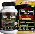 Bururan Max Organic Maca Root Supplement Black Pepper 60 Capsules 30 Day Supply (1)