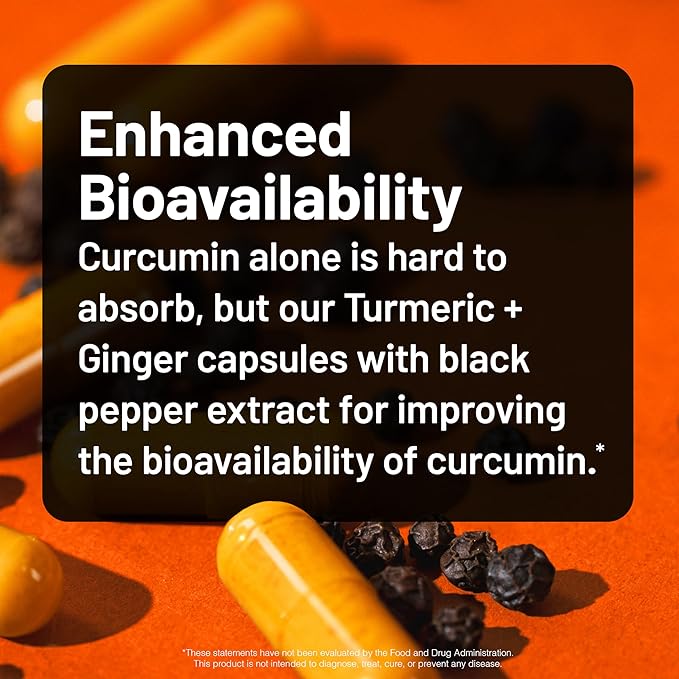 NatureWise Turmeric Curcumin + Ginger 2400 mg - Ultra High Curcuminoids 2100 mg - Turmeric Extract + Ginger - Extra Strength &amp Absorption - Vegan Non-GMO - 90 Count[30-Day Supply]
