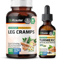 Leg Cramps 100 Capsules &amp Turmeric Tincture 2 Fl. Oz.