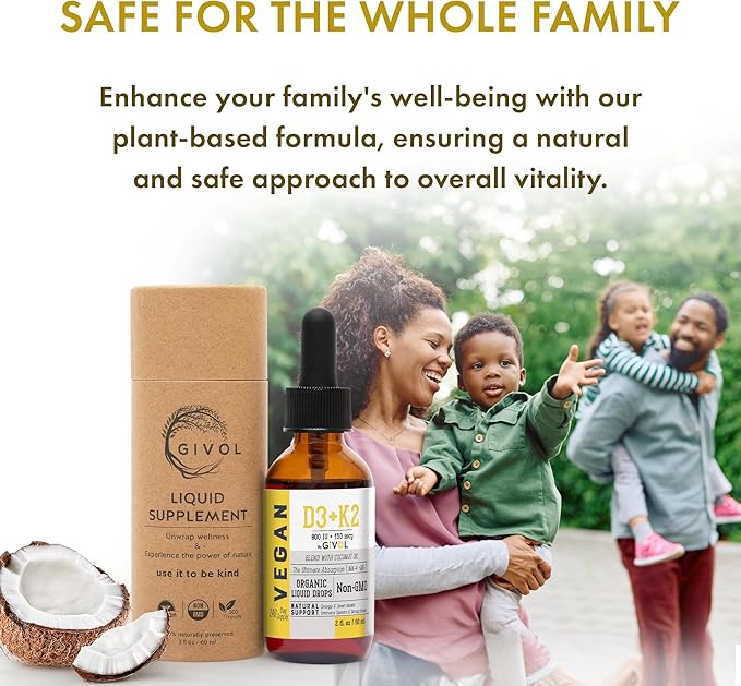 Vitamin D3+K2 Liquid Drops (MK4 &amp MK7) Organic Fractionated Coconut Oil and Vitamin C Extra Strength Spray Mist: Daily Absorption Liquid Extract Essential Protein Support Optimizes Wellness Bene