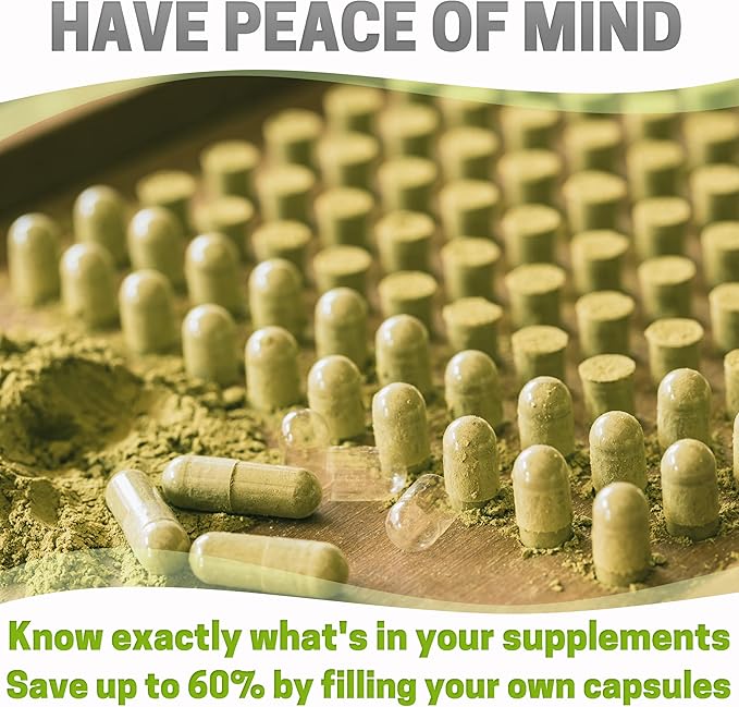 XPRS Nutra Separated Size 4 Capsules (1000 Count) with Benfotiamine Powder (.25 Ounce) Bundle