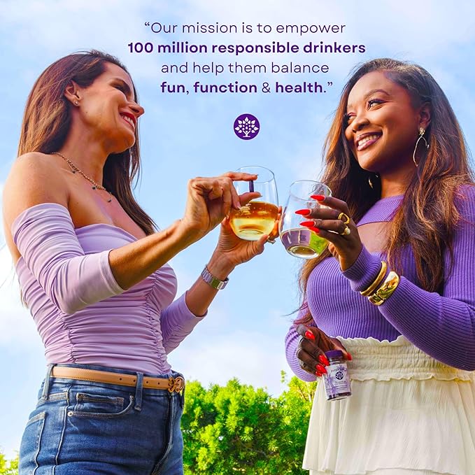 purple tree Post-Celebration Wellness | Liver Support Hydration &amp Replenisher | Dihydromyricetin DHM Milk Thistle Electrolytes Vitamins | Bachelorette &amp Bachelor Party Kits 10 Packs 40 P