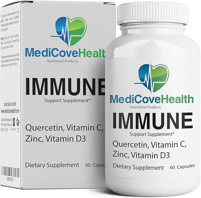 Ivory Caps Immune Support: Quercetin Vitamin C Zinc Vitamin D3