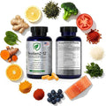 ResilienZ-12 Healthy Aging &amp Cellular Health – 12-in-1 Longevity Antioxidant Complex w/Meriva Curcumin Phytosome Sulforaphane CoQ10 EGCG Resveratrol Quercetin Tocotrienols &amp Astaxanthin