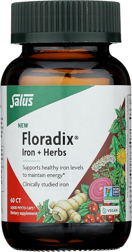 Floradix Iron Herbs 60 Count
