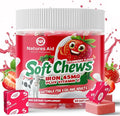 Chewable Iron Supplement for Women &amp Men and Kids - Strawberry Flavor Iron Vitamin C Soft Chew for Max Absorption Iron as Ferrous Fumarate Ideal for Iron Deficiency 2 Month Supply