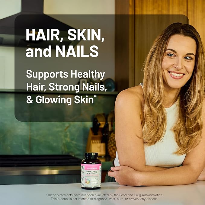 NatureWise [1] Hair Skin &amp Nails - Biotin + Multi Vitamin - 150 Softgels[50-Day Supply] + (Pack of 2) Magnesium Glycinate 625mg - Chelated Magnesium - 30 Capsules[30-Day Supply]
