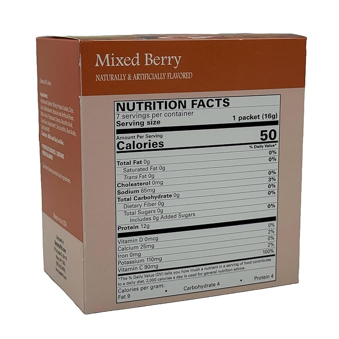 BariatricPal 12g Protein Sugar-Free Fruit Drink - Mixed Berry (3-Pack)