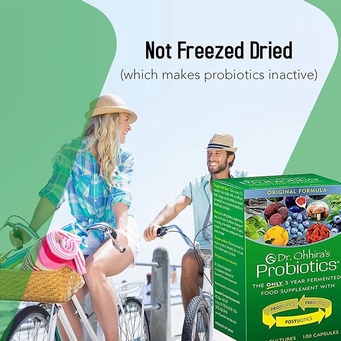 Dr. Ohhira's Probiotics Daily Original Formula 100 Caps with Bonus 10 Capsule Travel Pack No Refrigeration Non-GMO