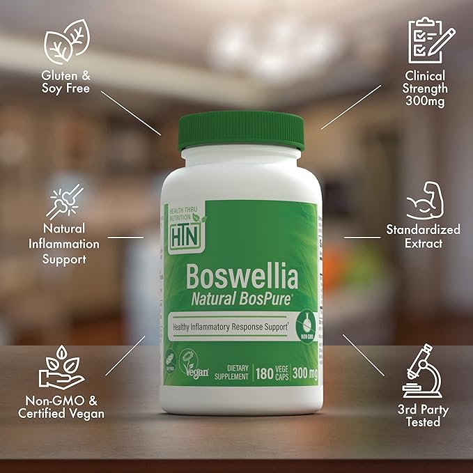 Health Thru Nutrition BCM-95 Curcumin + BosPure Boswellia Super Bundle - 6 Month Supply