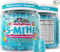 L Methylfolate for Kids Gummies Active 5-MTHF + Methyl B12 B6 Choline &amp Vegan DHA Methylated Vitamins for Kids MTHFR Supplement Support Mood Bēhavior Cognition Brain Focus Sugar Free 2