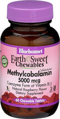 BlueBonnet Nutrition Earth Sweet® Chewables CellularActive® Methylcobalamin Raspberry 5000 mcg 60 Chewable Tablets
