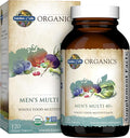 Garden of Life Organics Whole Food Multivitamin for Men 40+ 120 Tablets Vegan Mens Multi for Health &amp Well-Being Certified Organic Whole Food Vitamins &amp Minerals for Men Over 40 Mens Vitamins