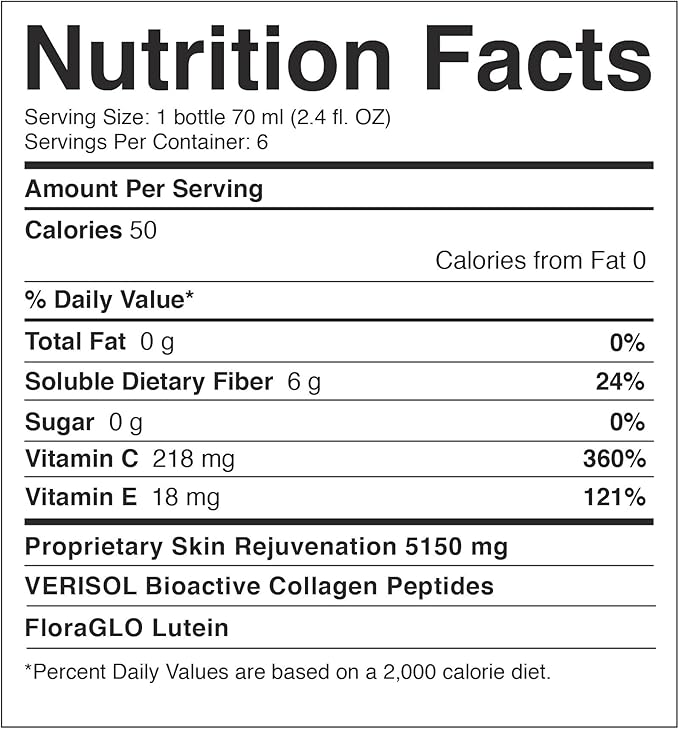BBGLO® Skin Rejuvenation Collagen Drink - Anti Aging Complex 2.4 fl. Oz (12 Bottles Joint)