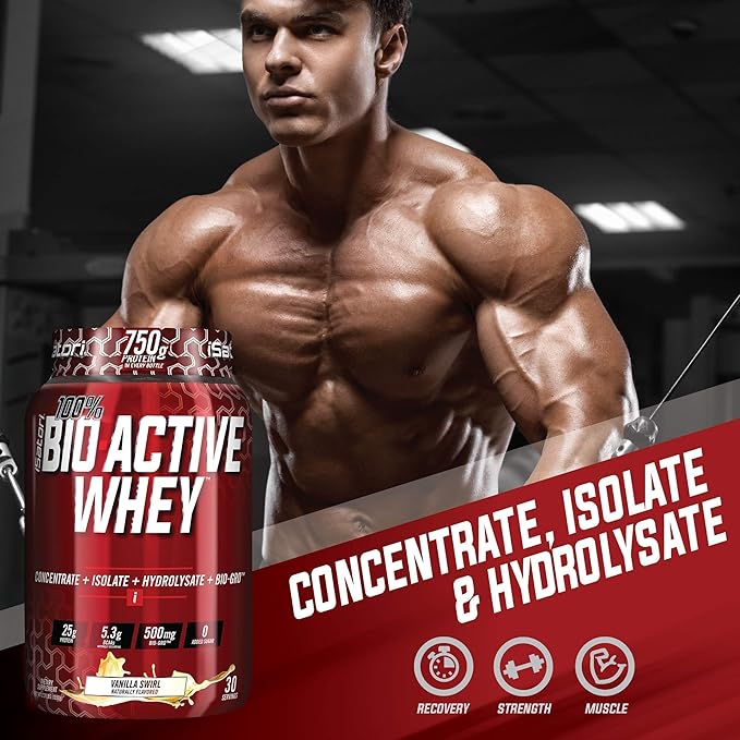 iSatori Bio-GRO Chocolate Ice Cream (60 Servings) &amp Bio-Active Whey Protein Powder Chocolate Sensation (30 Servings)