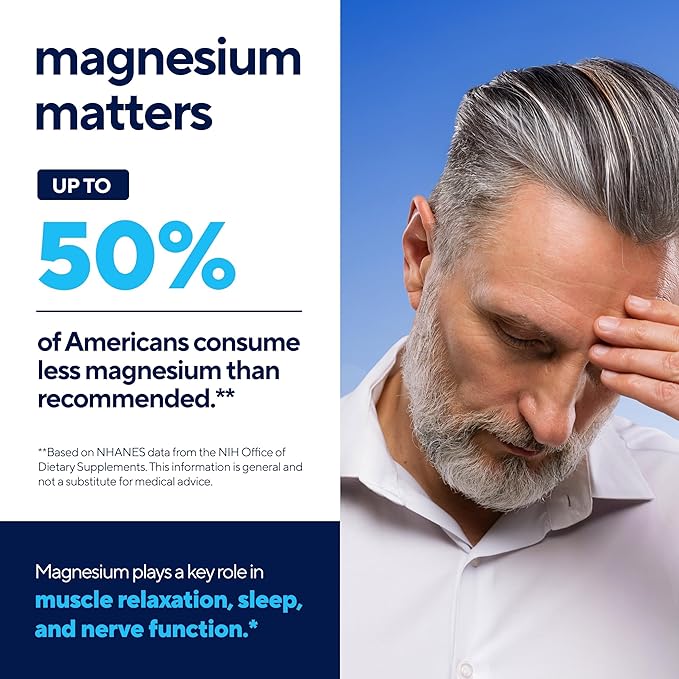 Magnesium Glycinate 200mg - USA Made Highly Absorbed Non-GMO Magnesium for Relaxation Deep Sleep Bones &amp Heart - 200mg per Serving 120 Vegan Capsules
