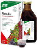 Flora Floradix Iron + Herbs Natural Liquid Iron Supplement 17 fl Ounce (500 ML)