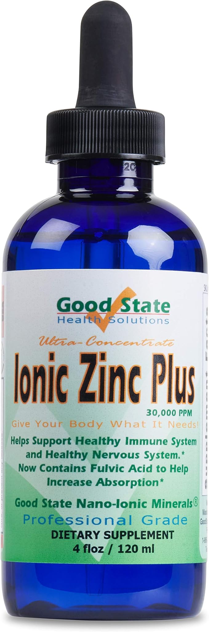 Good State Liquid Zinc Plus Ultra Concentrate Supplement 425 4 fl oz 1 Count