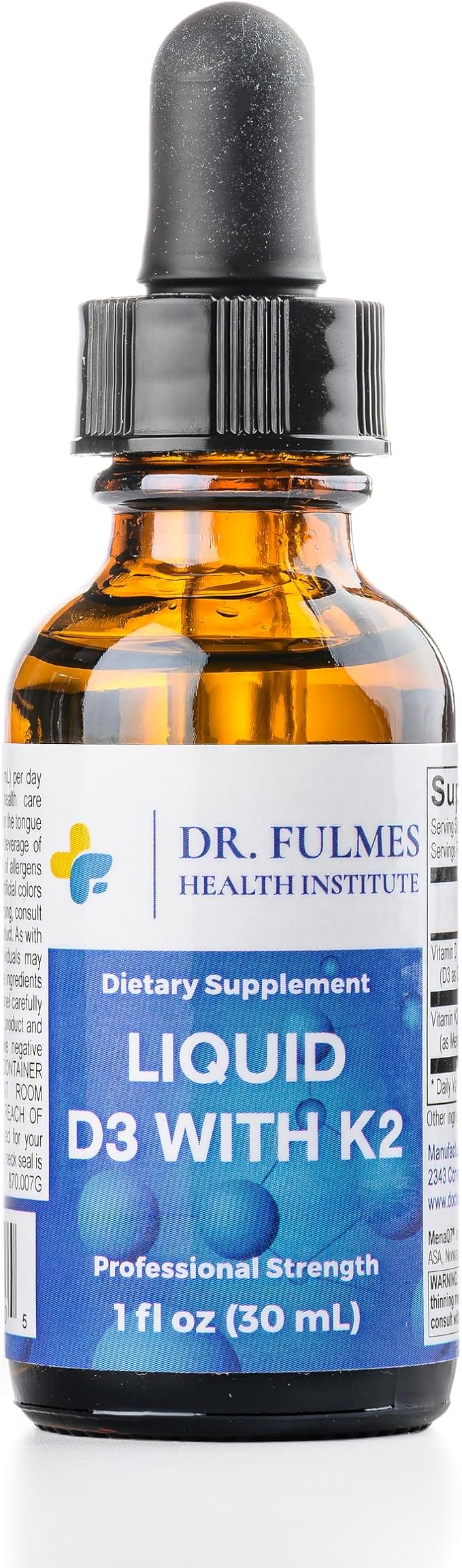 Liquid Vitamin D3 with K2 Bone Strength • Cardiovascular Health • Immune Support