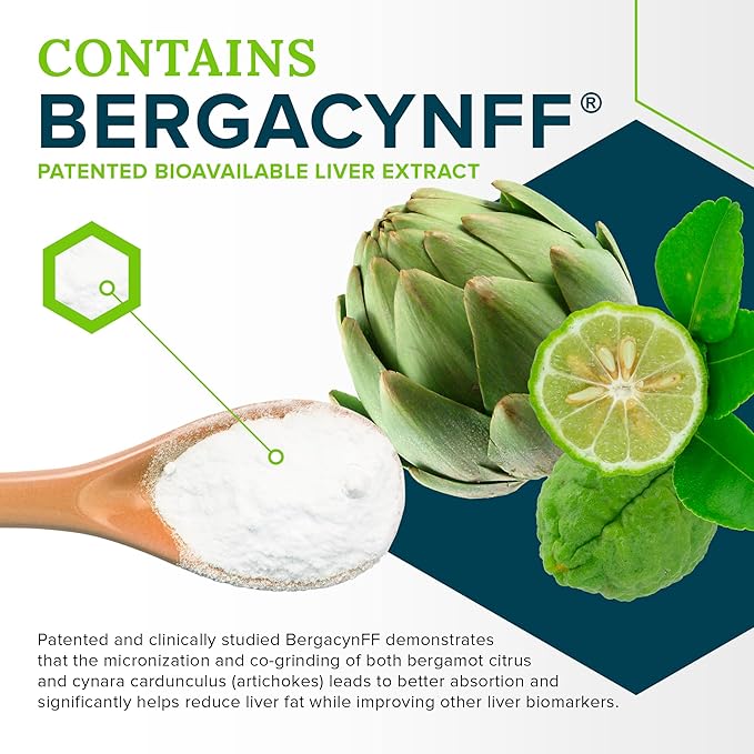 Zen Nutrients The Everyday Liver Vitamin - Liver Cleanse Detox &amp Repair with Bergacyn FF Organic Milk Thistle Dandelion Root &amp Artichoke Extract for Liver Health - Fatty Liver Support Supple
