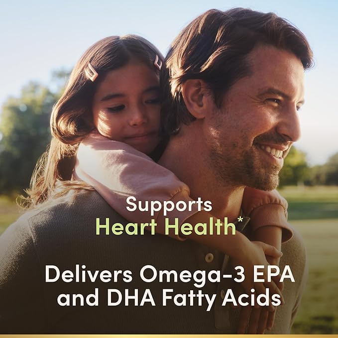 Nature's Bounty Fish Oil Omega 3 Supplements - Supports Heart Health 1200 Mg Fish Oil Omega-3 200 Softgels (Pack of 2)