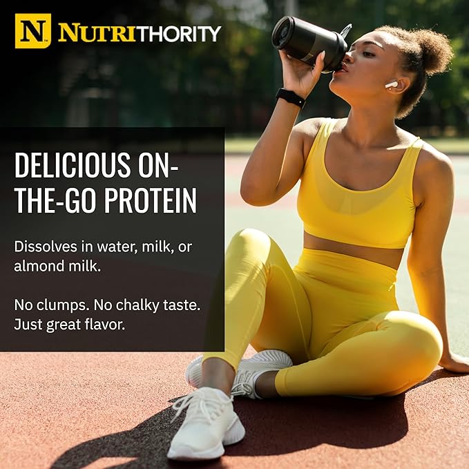 Nutrithority - Isothority Isolated Whey Protein Powder with Ultra-Absorbable Protein and BCAAs to Build Muscle and Accelerate Recovery Keto Friendly Low Carbs Gluten Free (Caramel Coconut Cookie)