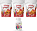 90-Day Bariatric Vitamin Bundle by BariatricPal (Multivitamin ONE 1 per Day! Iron-Free Capsule and Calcium Citrate Soft Chews 500mg with Probiotics - Caramel Apple)