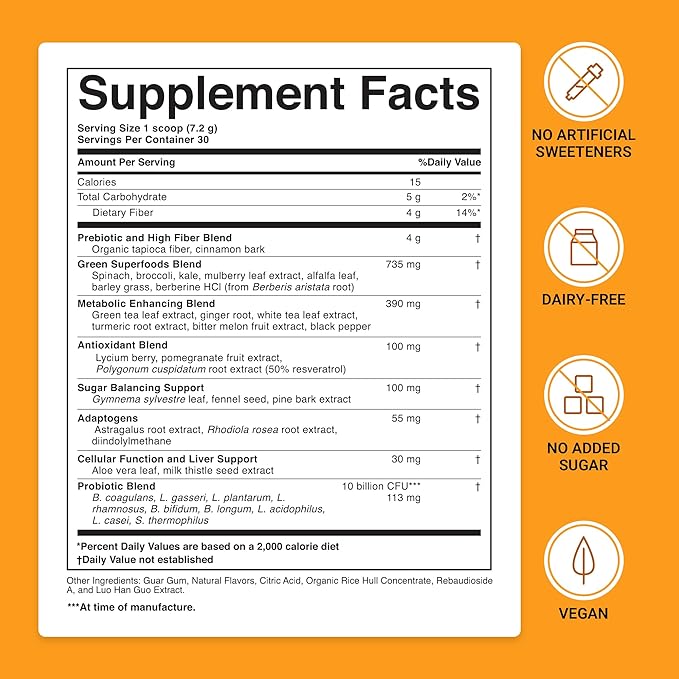 ACTIVATEDYOU Morning Complete Prebiotics Probiotics and Green Superfoods (Citrus Medley) &amp Nighttime Complete Ashwaghanda (Raspberry Lemonade) 30 Servings