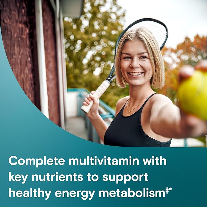 One A Day Women's Active Metabolism Daily Essential Multivitamin for Women Metabolism Support Vitamins for Women with All 8 B-Vitamins Vitamin D Magnesium &amp More120 Count