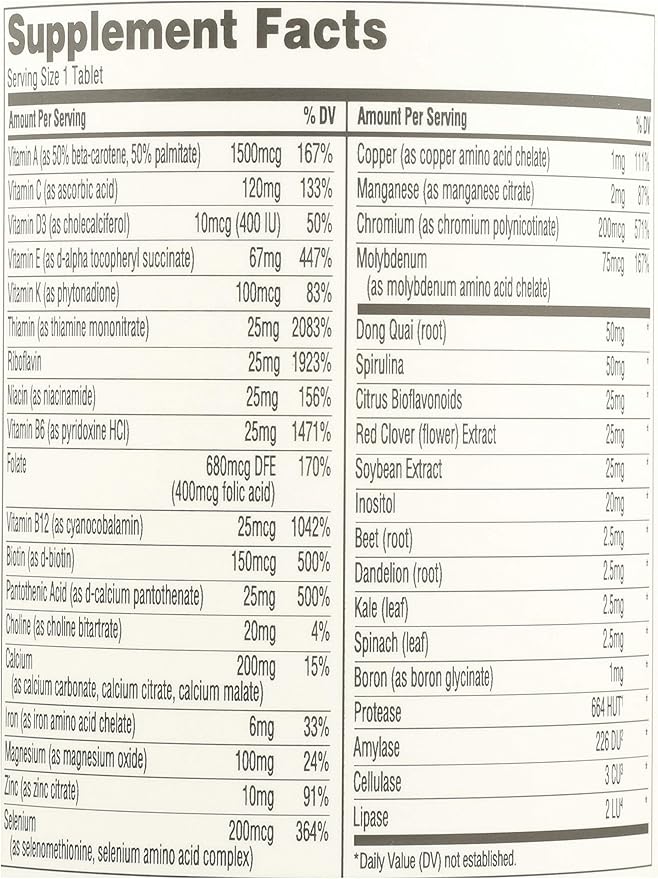 365 by Whole Foods Market Women's One Daily Multivitamin Tablets 180 Count