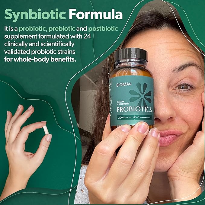BIOMA Digestive Health &amp Night Metabolism Bundle – Probiotic Gut Support + Sleep &amp Metabolism Formula – Promotes Healthy Digestion Energy Balance &amp Restful Sleep – 2-Pack (30-Day Supply E