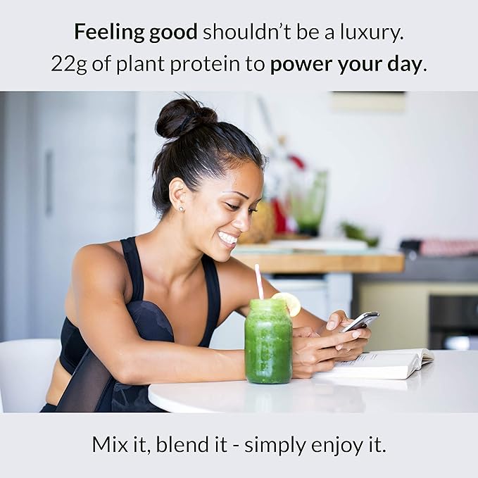 Alaya Naturals Organic Plant Based Protein Powder - Vegan Protein Powder with Pea Protein Hemp Protein &amp Spirulina - Non-GMO USDA Organic Vanilla