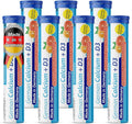 German Calcium + Vitamin D Drink Effervescent Tablets 140 Servings Orange-Grapefruit Flavour - 500 mg Calcium 25 μg Vitamin D3 - T&ampD Pharma – Made in Germany