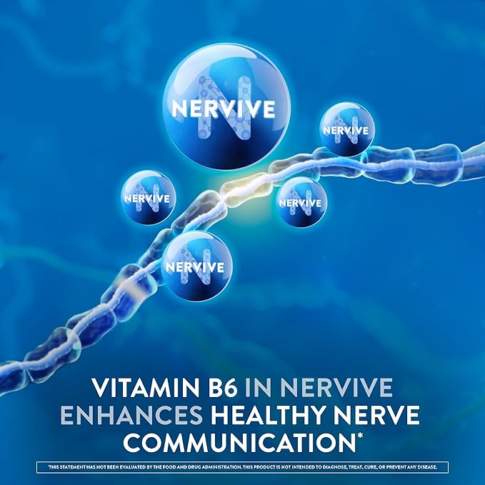 Nervive Nerve Health Glucose Support Tablets Nervive Supplement Nervive Tablet Alpha Lipoic Acid Chromium Picolinate Vitamin B12 B6 B1