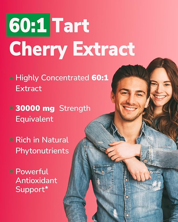 Vitamin D3 K2 Supplement 10000 IU 90 Softgels and Tart Cherry Capsules 60 Capsules