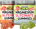 Magnesium Gummies Bundle – 2 Bottles (60 Each) – Peach Mango &amp Coconut Pistachio